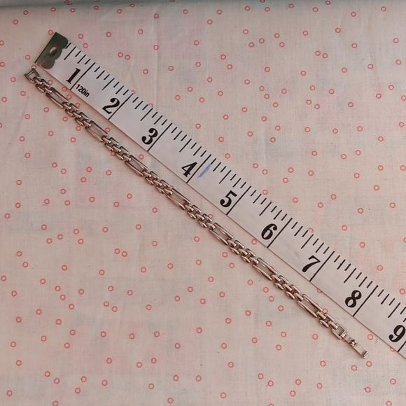 Silver Tone Link Bracelet - Picture 4 of 5